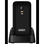 SAIET SCUDO TRE LCD 2.4" TASTO SOS VIVAVOCE VOLUME AMPLIFICATO 8 FOTO CONTATTI NERO