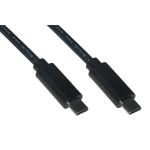 CAVO DATI/RICARICA USB 4 G3 TIPO C 0.5MT M/M NERO LINK