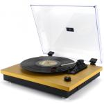 GIRADISCHI 33/45/78 GIRI FUNZIONE BLUETOOTH ENCODER E INGRESSO USB/SD CARD/AUX-IN  A VALIGETTA TT43 MAJESTIC NERO