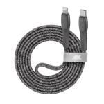 CAVO DATI/RICARICA USB TYPE-C A LIGHTNING 120CM RIVACASE NYLON NERO