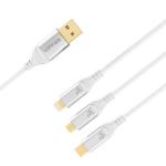 CAVO USB MULTIPLO LIGHTNING/MICRO/USB TIPO C DI RICARICA VELOCE 1.2MT 66W VIPFAN