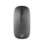 MOUSE WIRELESS BATTERIA RICARICABILE EWENT NERO