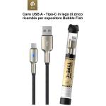 CAVO DATI/RICARICA USB-A TO TIPO C IN LEGA DI ZINCO 1MT DEVIA