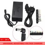 ALIMENTATORE NOTEBOOK UNIVERSALE 120W CON 8 ADATTATORI NERO