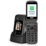 SAIET LINK 4+ IPS 2.8"+1,8" NERO 4G WHATSAPP DISPLAY TASTI GRANDI AUDIO AMPLIFICATO