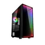 KOLINK VOID RIFT ARGB CASE MIDI TOWER ATX MICRO ATX MINI-ITX PANNELLO FRONTALE E LATERALE IN VETRO TEMPERATO 2XUSB-A 3.0 1XUSB-A 2.0 1XVENTOLA PWM ARGB 120MM BLACK