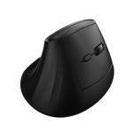 MOUSE ERGONOMICO CON IMPUGNATURA VERTICALE 4000DPI DUAL CONNECTION USB BLACK EWENT