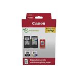 CART. CANON PG 510 BK + CL 511 COL. MULTIPACK + 50FG. CARTA FOTOGRAFICA 4"X6"