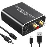 CONVERT. AUDIO DA OTTICO DIGITALE AD ANALOGICO A RCA HS202-BK FOKKY