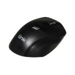MOUSE WIRELESS OPTICAL 1600DPI  USB NERO LINK 