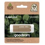 PEN DRIVE USB 3 GOODRAM 64GB ECO MARRONE