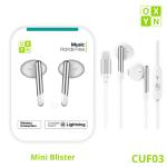 OXYN CUF03 MINI BLISTER AURICOLARE ATTACCO LIGHTNING CONNESSIONE BLUETOOTH
