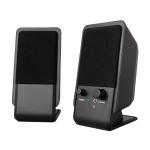CASSE 2.0 USB CON TASTO CONTROLLO VOLUME E PRESA PER CUFFIE EWENT NERE
