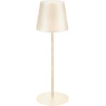 LAMPADA LED DA TAVOLO PORTATILE RICARICABILE AVORIO MAJESTIC