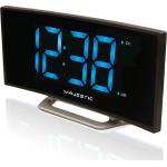 SVEGLIA DIGITALE CON DOPPIO ALLARME DISPLAYCURVO SVE234 NERA