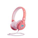 CUFFIA + MICROFONO CON CAVO JACK PLANET BUDDIES CUFFIE OWL WIRED ROSA
