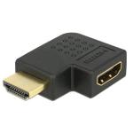 Adattatore piatto Spina HDMI(19PIN) 90°–Presa HDMI(19PIN) DORATO