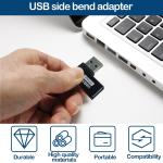  Adattatore USB 90  Gradi, USB Maschio  Femmina 90 Gradi L 