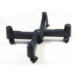 PORTA COMPUTER REGOLABILE A X CON RUOTE EW1292 EWENT NERO