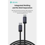 CAVO DATI/RICARICA NYLON USB TIPO C 3A 3MT 60W DEVIA