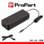 ALIMENTATORE SWITCHING TENSIONE COSTANTE 24V DC 5A PROPART (120W)