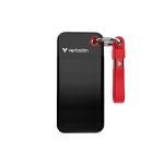 VERBATIM SSD POCKET 1TB USB TIPO C NERO/RED