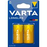 VARTA C LONGLIFE ALKALINE PILA BL2 C 1/2 TORCIA