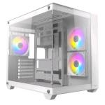 CASE ANTEC CX800 ARGB WHITE MIDI-TOWER ATX , Micro-ATX, Mini-ITX PANNELLO FRONTALE E LATERALE IN VETRO TEMPERATO 3 VENTOLE ARGB 120mm BIANCO