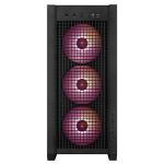 CASE ASUS TUF GAMING GT302 TG ARGB BLACK GAMING E-ATX MID TOWER PANNELLI LATERALI INTERCAMBIABILI MESH VETRO TEMPERATO 4 VENTOLE ARGB PREINSTALLATE DA 140 X 28mm NERO
