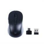 MOUSE OTTICO WIRELESS CON RICEVITORE  USB TIPO C / USB TIPO A EWENT 