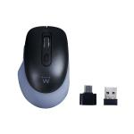 MOUSE OTTICO WIRELESS 3200 DPI CON RICEVITORE  USB TIPO C / USB TIPO A EWENT 