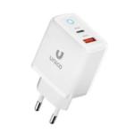 TRAVEL CASA 2 USB 1 X TIPO C + 1 X USB A 45W HC1694 UNICO BIANCO