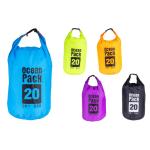 NATALUNA BORSA IMPERMEABILE A TRACOLLA NYLON 20 LITRI VIOLA