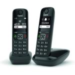 GIGASET AS690 DUO CORDLESS NERO