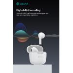 Auricolari Devia TWS-K1 Bluetooth 5.3 EM057 Bianchi