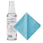 KIT DI PULIZIA 100ML CON PANNO IN MICROFIBRA PER DISPLAY  EW5668 EWENT