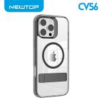 NEWTOP CV56 COVER CRISTALLO CON SUPPORTO PER APPLE IPHONE 16E (APPLE - IPHONE 16E - NERO)