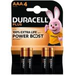 DURACELL PLUS POWER BOOST UP TO 100% AAA STILO BL4