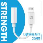 NEWTOP AD26 ADATTATORE LIGHTNING/AUX 3.5F CERTIFICATO MFI