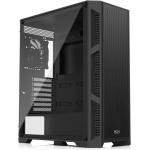 CABINET Arcadia III Tempered Glass Mid Tower ATX PC Case with Tempered Glass, High Airflow, Pre-Installed 1x120mm Fan, Black 