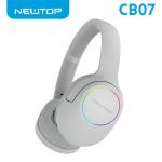 CUFFIE STEREO WIRELESS LED LIGHT RING NEWTOP CB07 GRIGIO