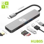OXYN HUB05 USB C 6 IN 1 - BYL2010
