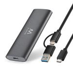 BOX PER HD SSD NVMe USB 3.2 EWENT NERO