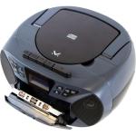 LETTORE CD PORTATILE CON INGRESSO AUX RIPRODUTTORE DI CASSETTE  RADIO DAB/DAB+ NERO MAJESTIC