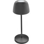 LAMPADA LED DA TAVOLO RICARICABILE REGOLAZIONE LUMINOSITA’ DA INTERNI ED ESTERNI DORA MAJESTIC GRIGIA