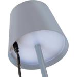 LAMPADA DA TAVOLO RICARICABILE LUCE LED REGOLABILE DA NTERNI ED ESTERNI AGATA MAJESTIC AZZURRO