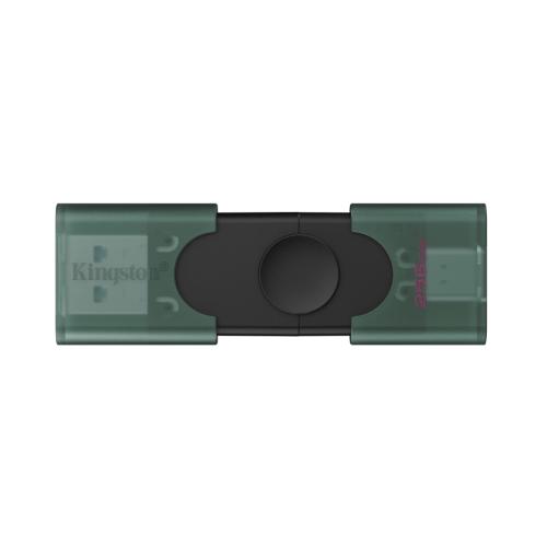 KINGSTON DUO PEN DRIVE 3.2 USB+TYPE-C 256GB VERDE