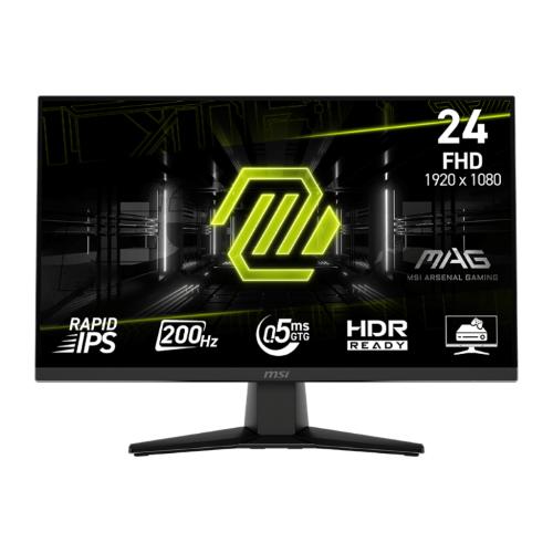 MONITOR MSI MAG 242F Monitor Gaming da 24" - FHD (1920x1080), Rapid IPS, 200Hz, 0.5ms, HDR Ready
