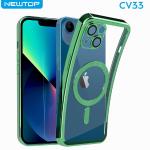 NEWTOP CV33 COVER CROMO RINGS APPLE IPHONE 17 PRO (APPLE - IPHONE 17 PRO - VERDE)