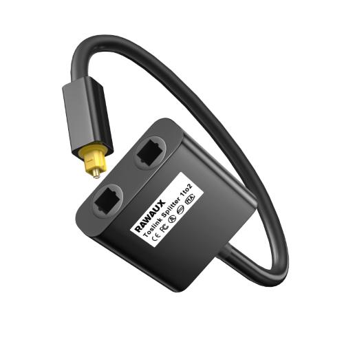 Splitter OTTICO/ TOSLINK 1 in 2 Out - Cavo splitter ottico, audio digitale, cavo